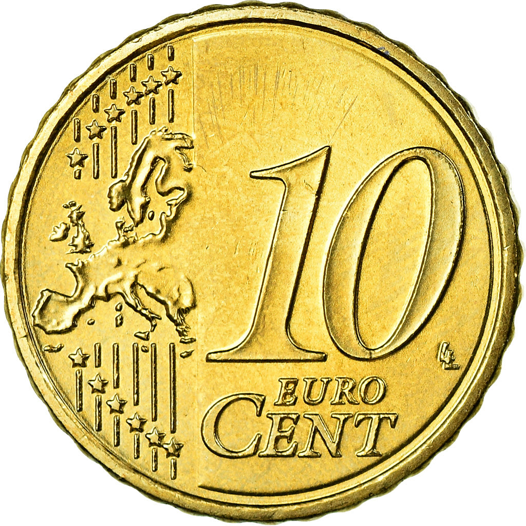 Austria, Cathédrale Vienne, 10 Euro Cent, 2009, Vienna, Colourized, AU(55-58)