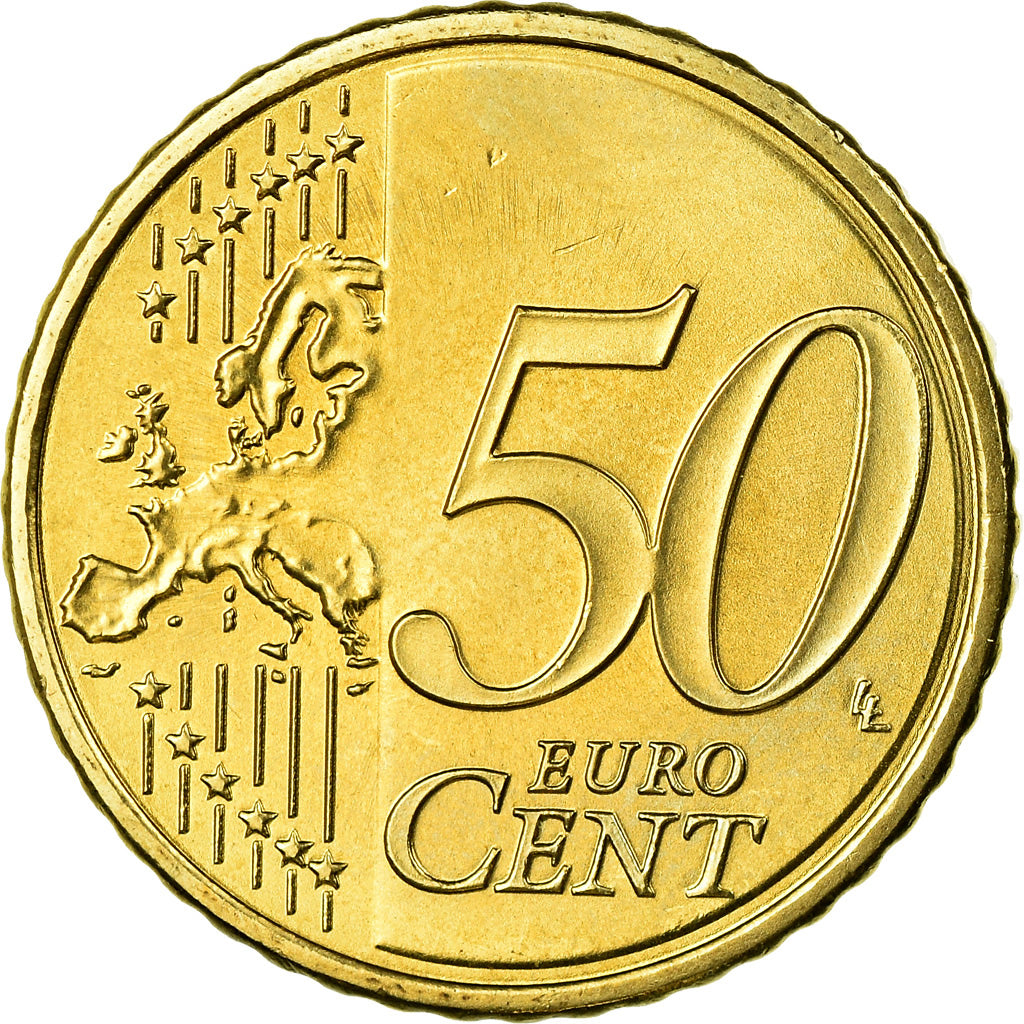 Austria, Cathédrale Vienne, 50 Euro Cent, 2009, Colorised, EBC, Latón, KM:3141