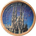 España, Euro Cent, 2003, Colorised, EBC, Cobre chapado en acero, KM:1040