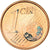 Spain, Euro Cent, 2003, Colorised, AU(55-58), Copper Plated Steel, KM:1040