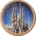 Spain, Euro Cent, 2008, Colorised, AU(55-58), Copper Plated Steel, KM:1040
