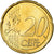 Spain, 20 Euro Cent, 2008, Colorised, AU(55-58), Brass, KM:1071