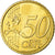 Spagna, 50 Euro Cent, Sagrada Familia, 2010, Colorised, SPL-, Ottone, KM:1149