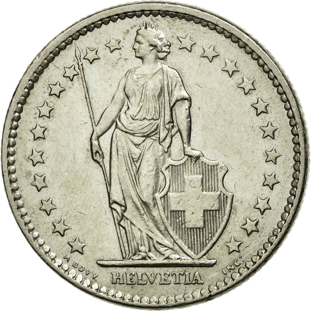 Coin, Switzerland, 2 Francs, 1976, AU(55-58), Copper-nickel, KM:21a.1
