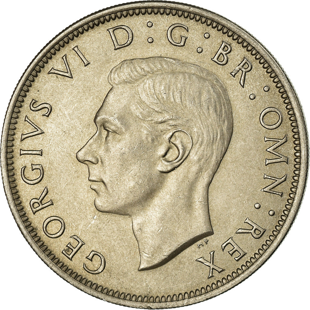 Monnaie, Grande-Bretagne, George VI, 1/2 Crown, 1947, SUP, Copper-nickel, KM:866