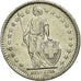 Moneta, Svizzera, 2 Francs, 1975, SPL-, Rame-nichel, KM:21a.1