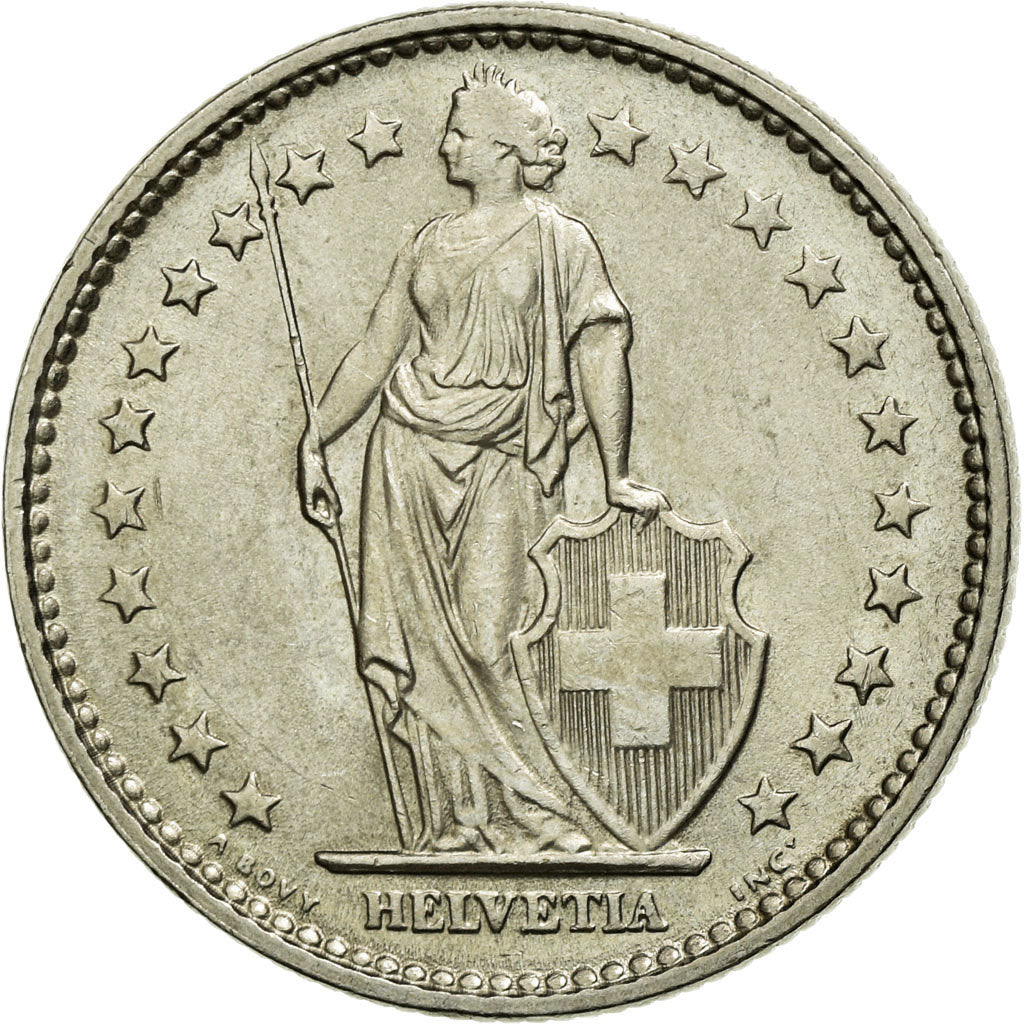 Moneta, Svizzera, 2 Francs, 1970, SPL-, Rame-nichel, KM:21a.1