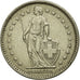 Coin, Switzerland, 2 Francs, 1969, Bern, AU(55-58), Copper-nickel, KM:21a.1