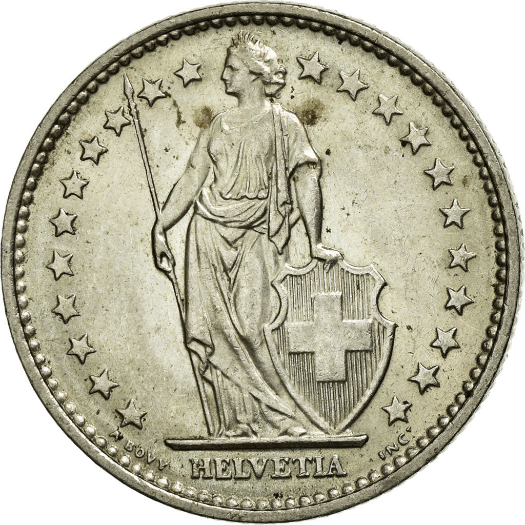 Monnaie, Suisse, 2 Francs, 1969, Bern, SUP, Copper-nickel, KM:21a.1