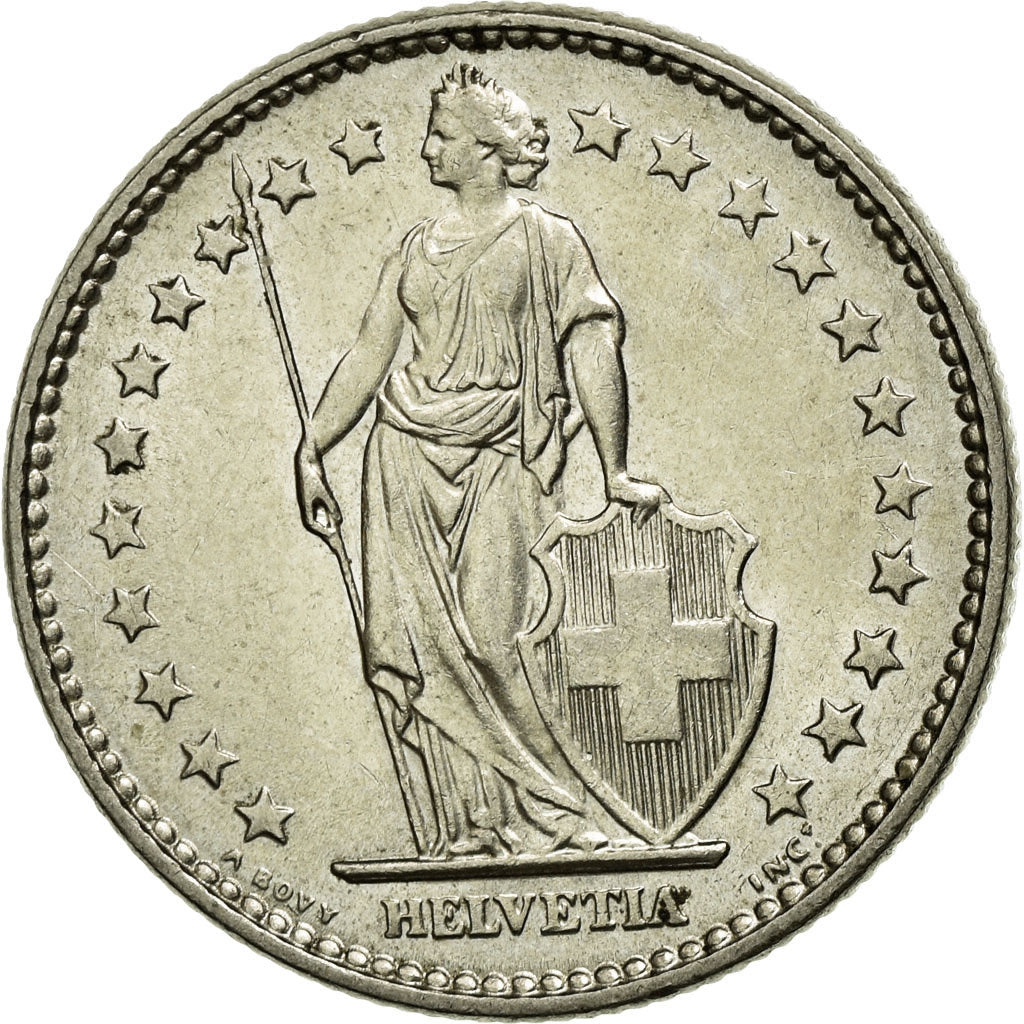 Coin, Switzerland, 2 Francs, 1969, Bern, AU(55-58), Copper-nickel, KM:21a.1