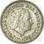 Munten, Nederlandse Antillen, Juliana, 1/10 Gulden, 1963, ZF, Zilver, KM:3