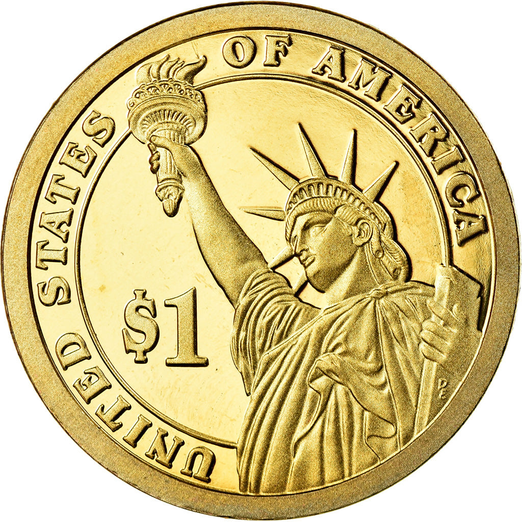 Moneta, USA, Dollar, 2007, U.S. Mint, John Adams, MS(63)
