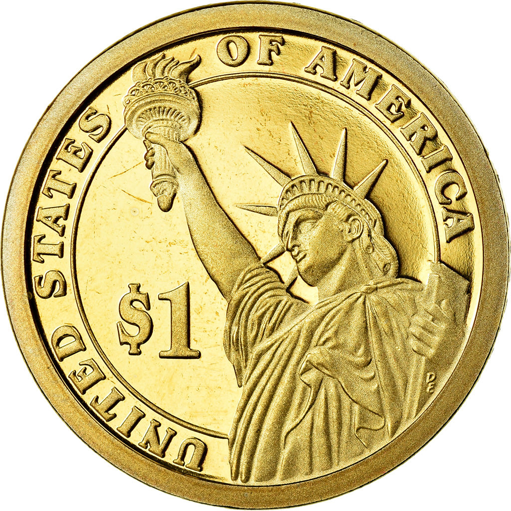 Coin, United States, Dollar, 2008, U.S. Mint, Martin Van Buren, MS(63)