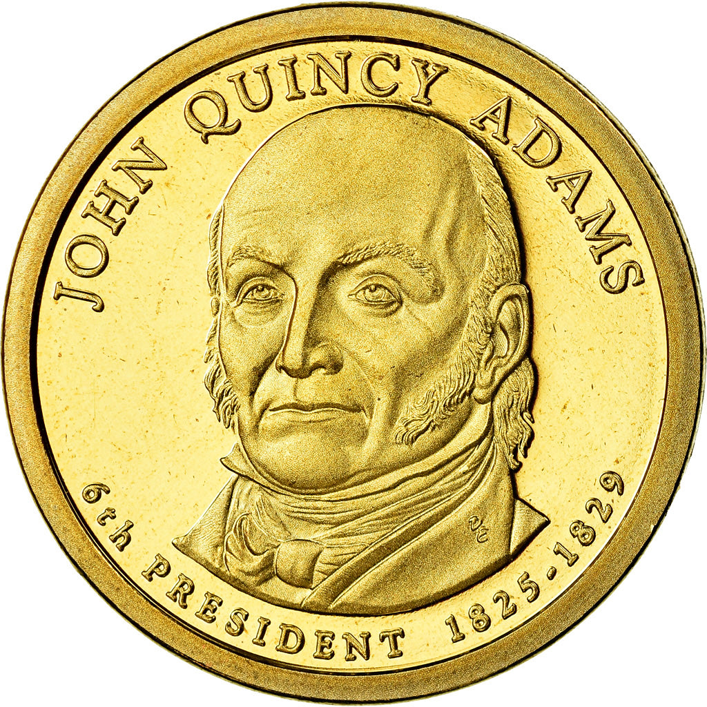 Coin, United States, Dollar, 2008, U.S. Mint, John Quincy Adams, MS(63)