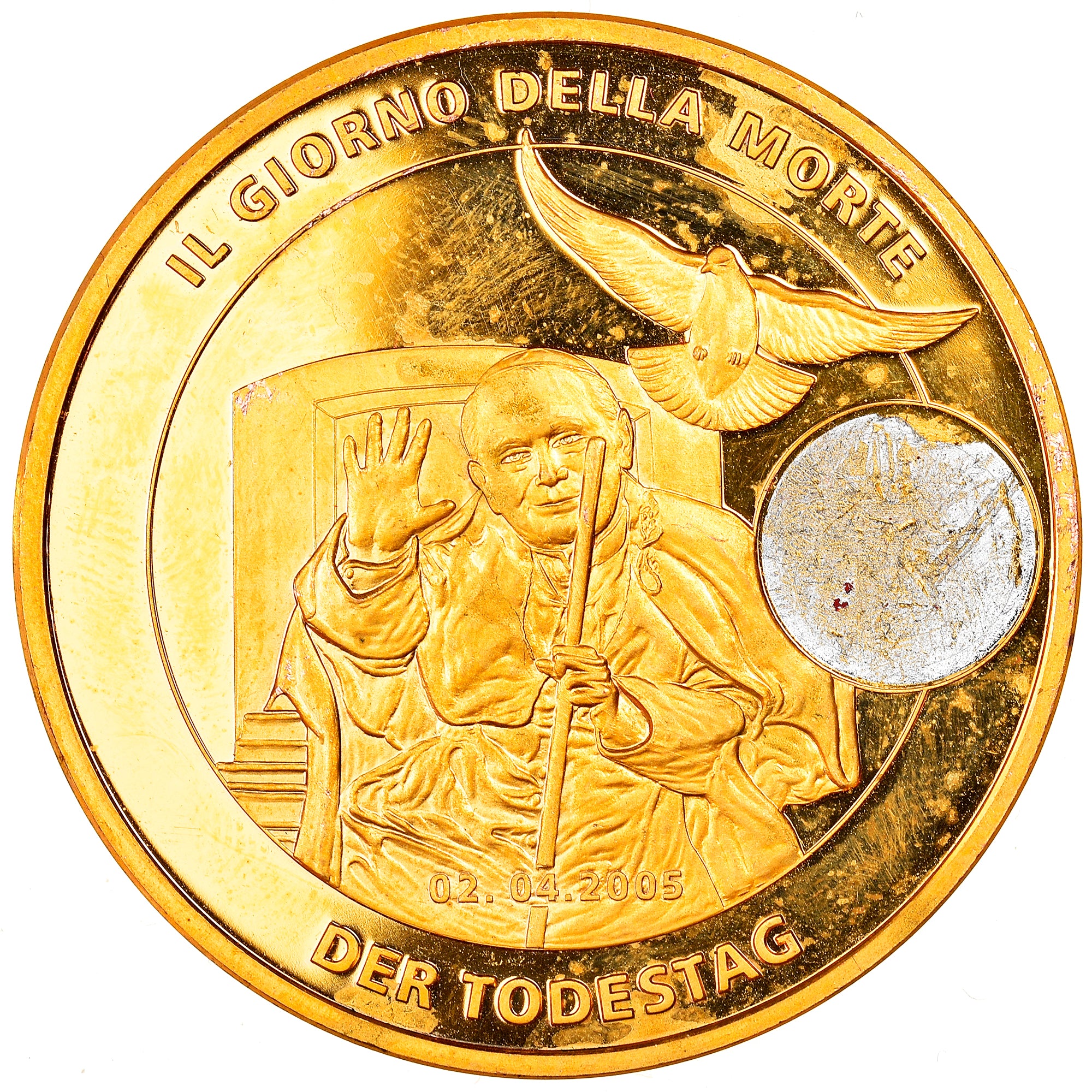 Vatikan, Medaille, Mort du Pape Jean-Paul II, Religions & beliefs, 2005, VZ