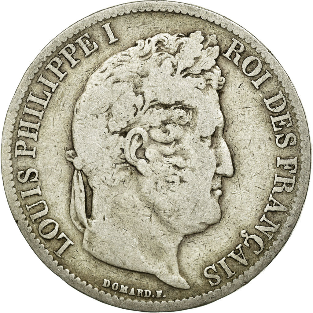 Monnaie, France, Louis-Philippe, 5 Francs, 1831, Lyon, TB, Argent, KM:745.4