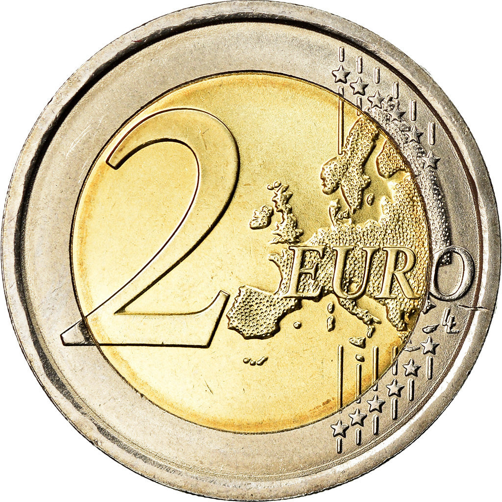 Italie, 2 Euro, Dante Alighieri, 2015, SPL, Bi-Metallic