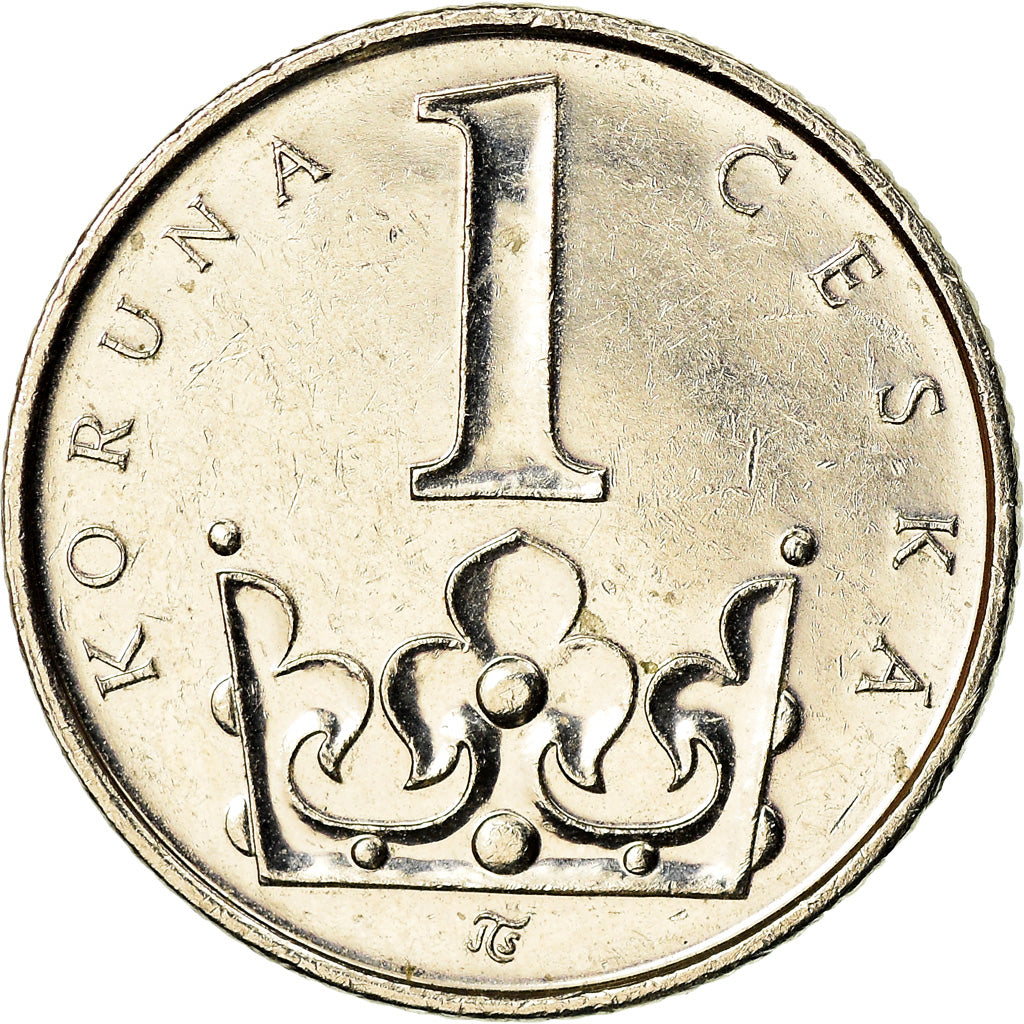Coin, Czech Republic, Koruna, 2008, EF(40-45), Nickel plated steel, KM:7