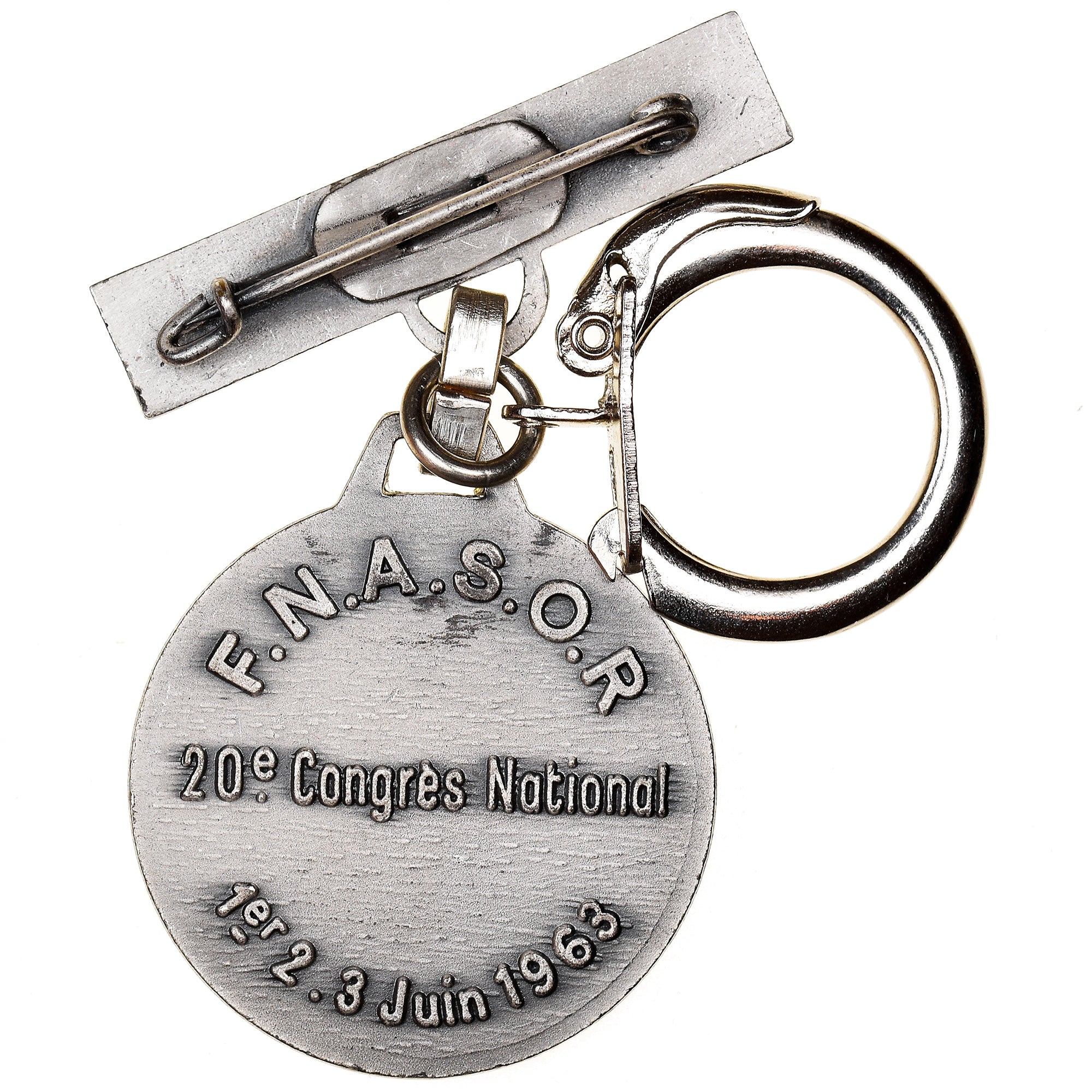 France, Médaille, FNASOR, 20ème Congrès National, Toulon, 1963, Augis, SPL+