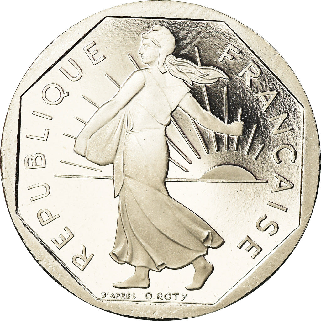 Moneda, Francia, Semeuse, 2 Francs, 1998, Paris, Proof, FDC, Níquel, KM:942.2