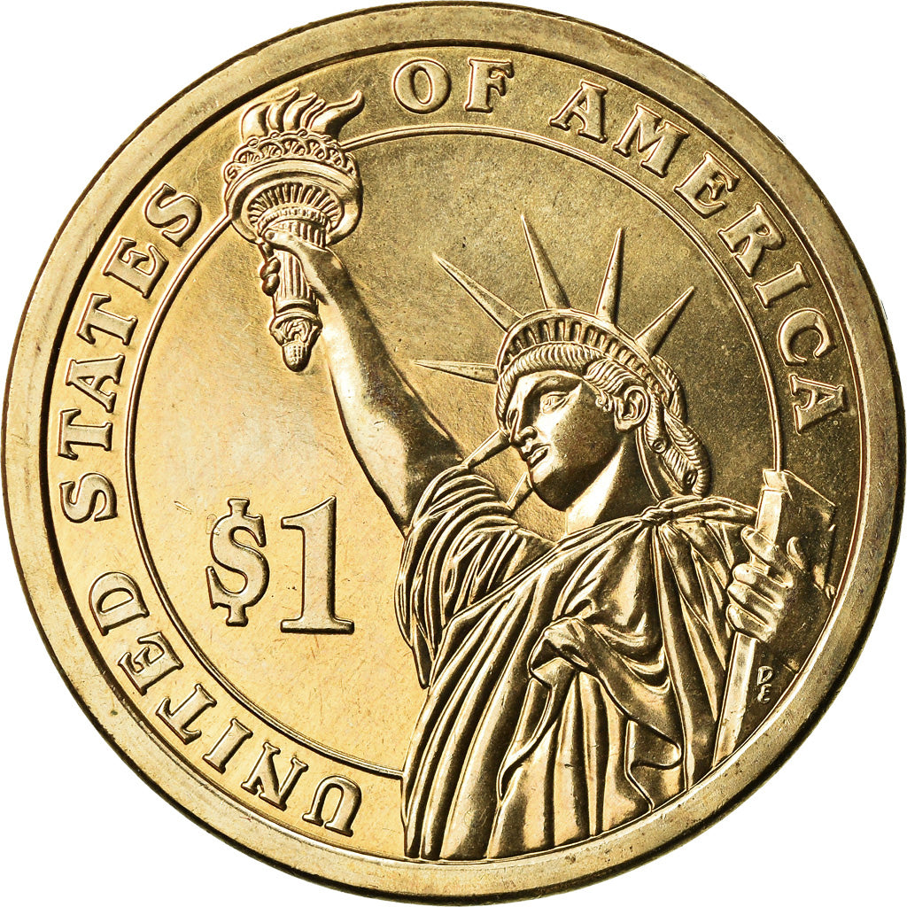 Coin, United States, Dollar, 2012, U.S. Mint, Grover Cleveland, MS(63)