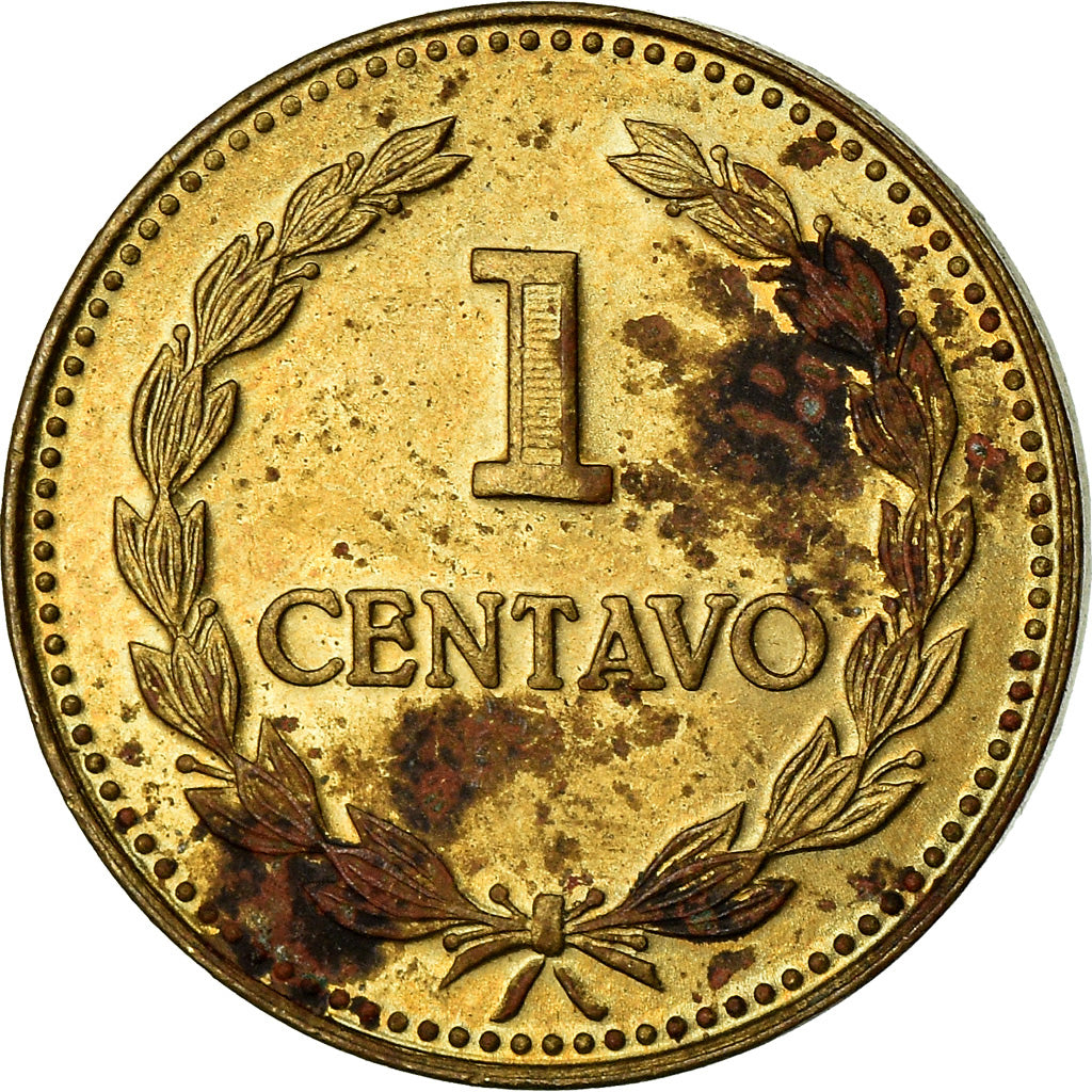 Moneta, El Salvador, Centavo, 1981, Guatemala City, Guatemala, MB+, Ottone