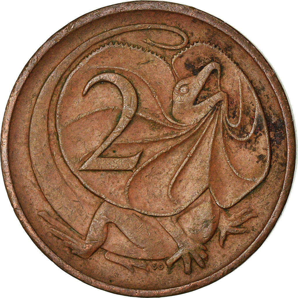 Munten, Australië, Elizabeth II, 2 Cents, 1970, ZF, Bronze, KM:63
