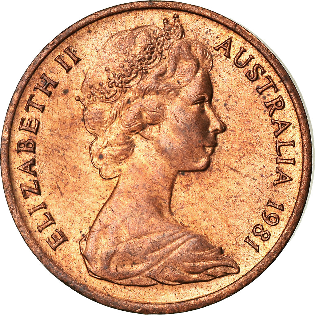 Munten, Australië, Elizabeth II, Cent, 1981, ZF, Bronze, KM:62