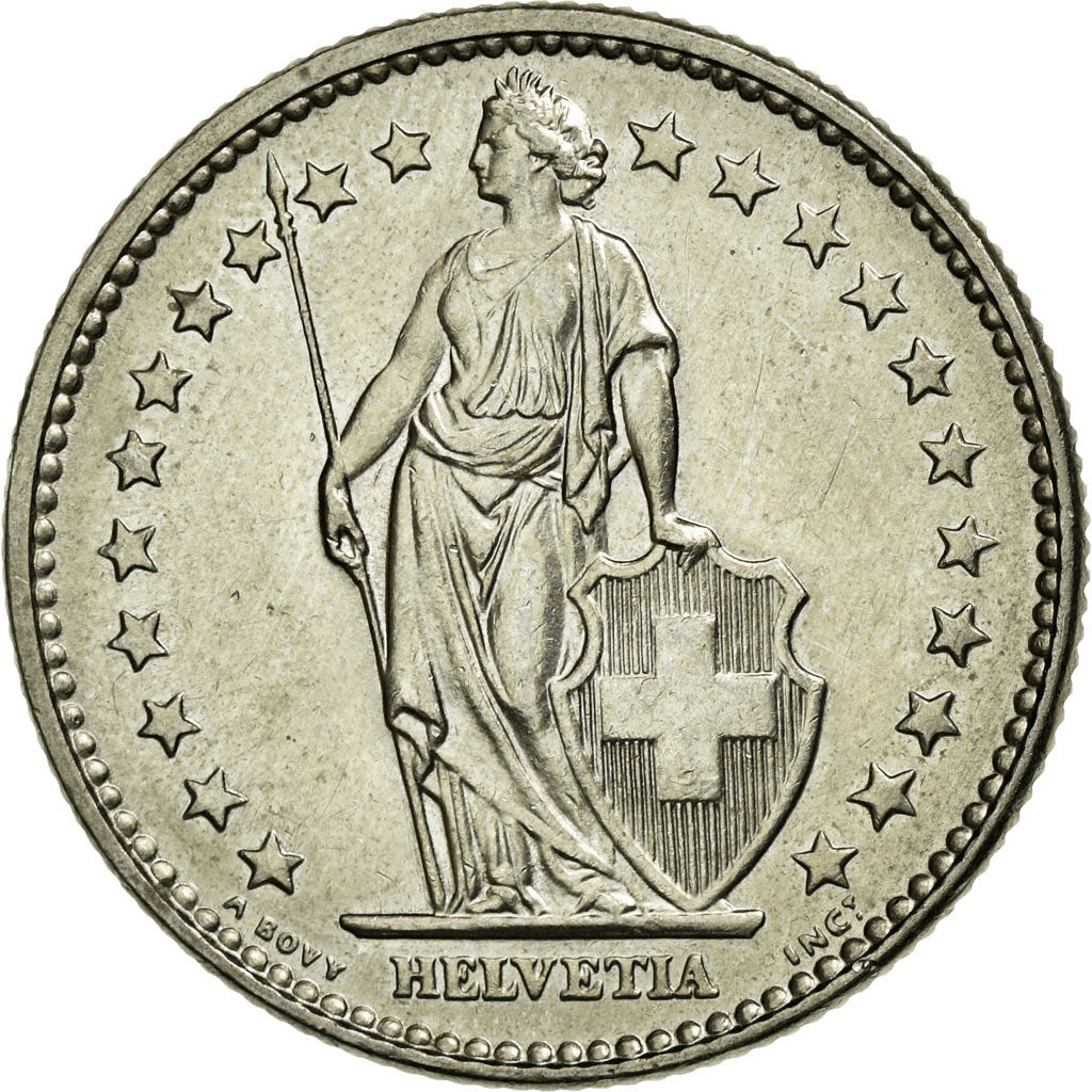 Moneta, Svizzera, 2 Francs, 1968, Bern, SPL-, Rame-nichel, KM:21a.1