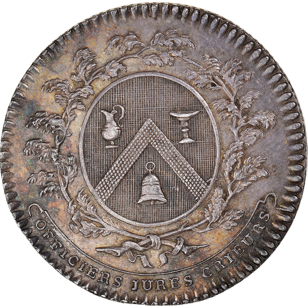 France, Token, Louis XV, Corporations, Officiers Jurés Crieurs, History