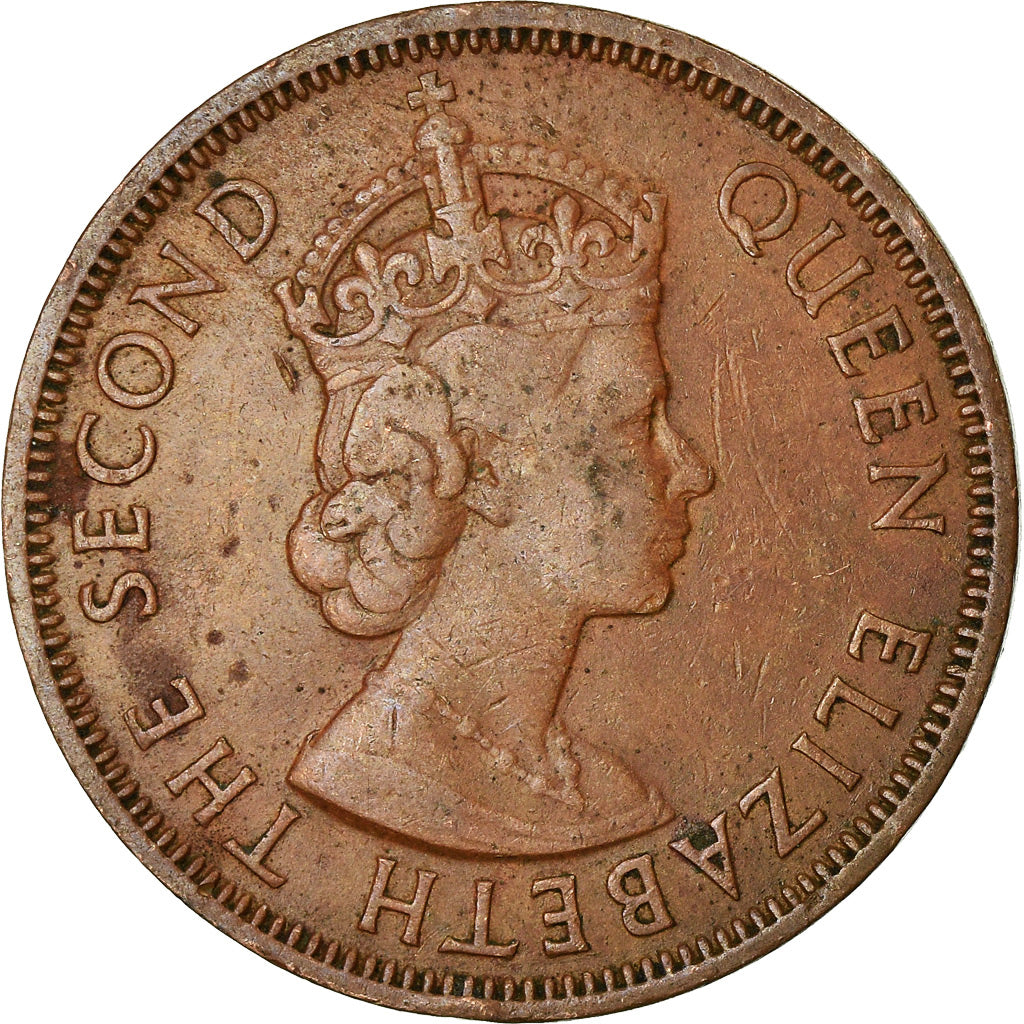 Moneta, Stati dei Caraibi Orientali, Elizabeth II, Cent, 1962, BB, Bronzo, KM:2