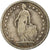 Monnaie, Suisse, Franc, 1876, TB, Argent, KM:24