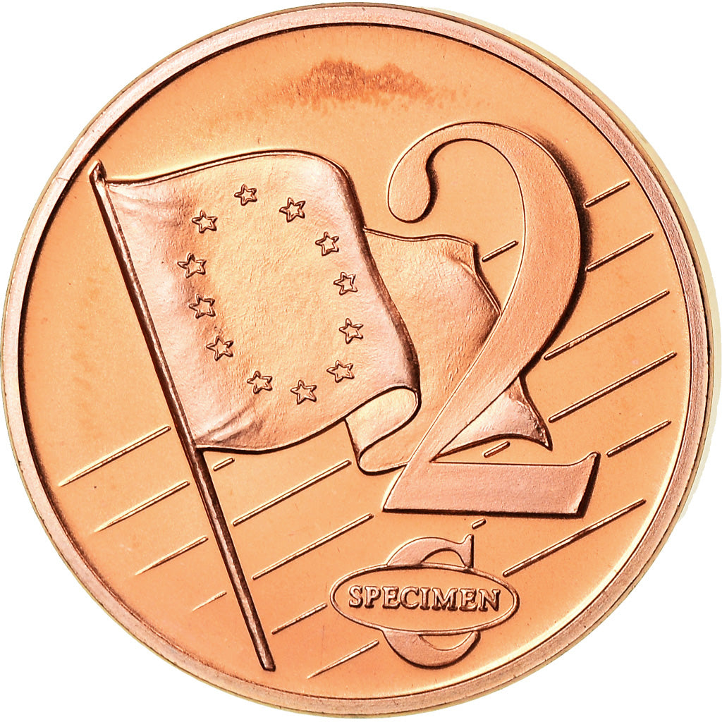 Isle of Man, Medal, 2 C, Essai Trial, 2003, MS(63), Copper