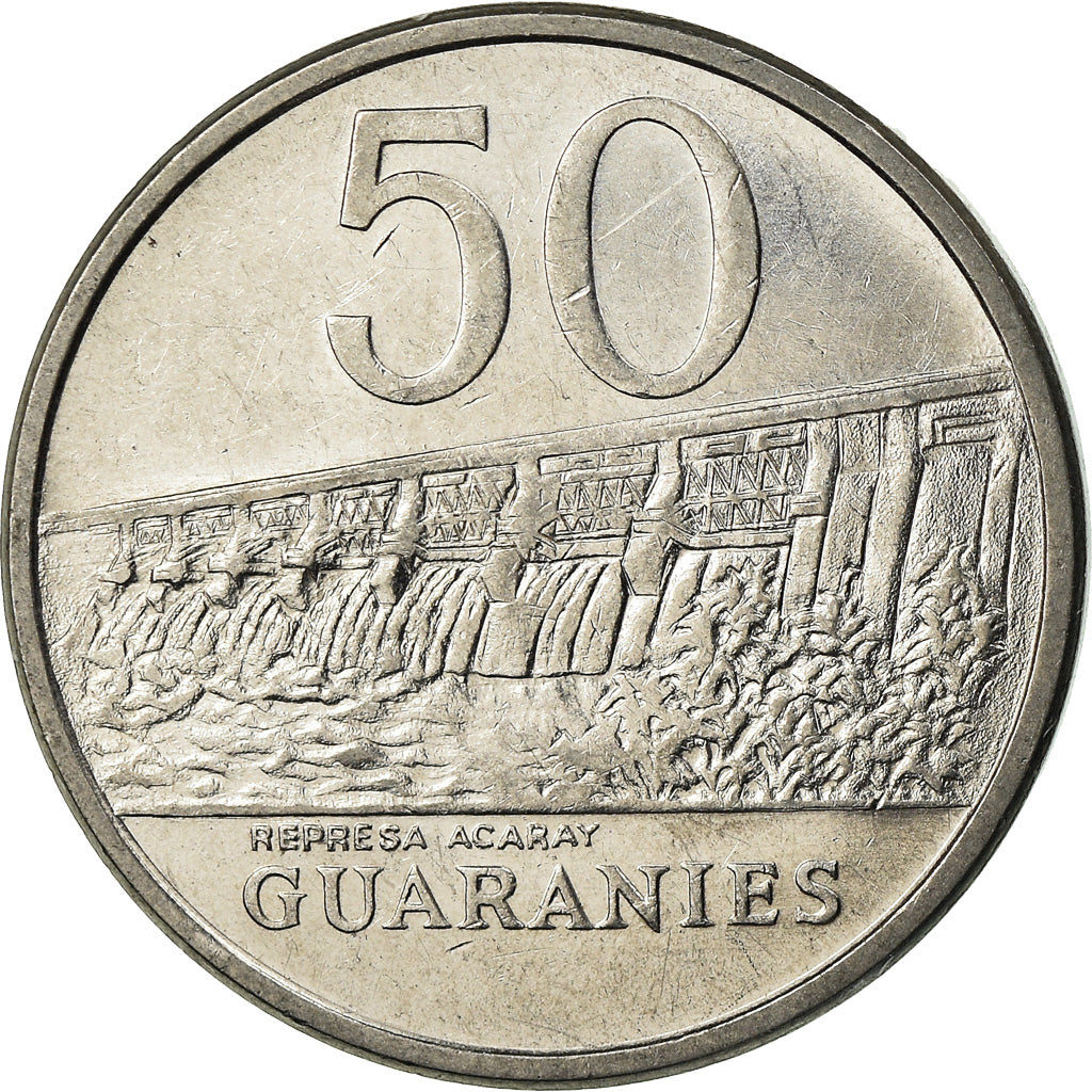 Monnaie, Paraguay, 50 Guaranies, 1980, TTB, Stainless Steel, KM:169