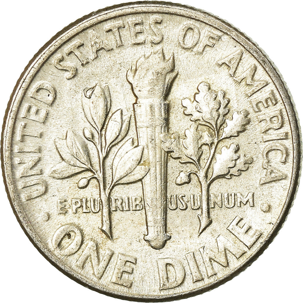 Monnaie, États-Unis, Roosevelt Dime, Dime, 1956, U.S. Mint, Philadelphie, TTB