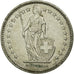 Coin, Switzerland, Franc, 1992, Bern, AU(55-58), Copper-nickel, KM:24a.3