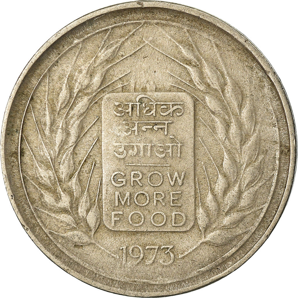 Münze, INDIA-REPUBLIC, 50 Paise, 1973, SS, Copper-nickel, KM:62