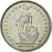 Coin, Switzerland, Franc, 1986, Bern, AU(55-58), Copper-nickel, KM:24a.3