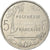 Moneda, Polinesia francesa, 5 Francs, 1990, Paris, MBC, Aluminio, KM:12