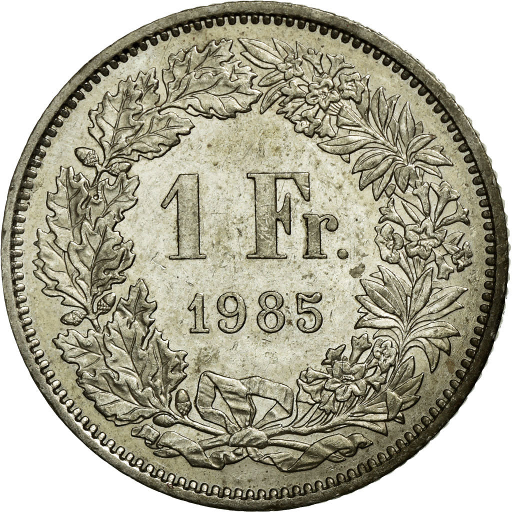 Moneta, Svizzera, Franc, 1985, Bern, SPL-, Rame-nichel, KM:24a.3