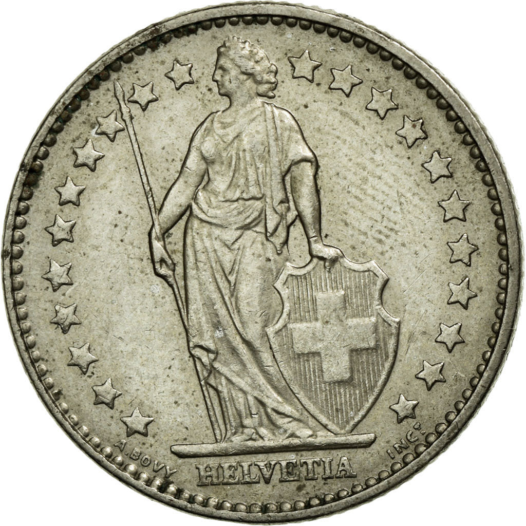 Coin, Switzerland, Franc, 1981, Bern, AU(55-58), Copper-nickel, KM:24a.1
