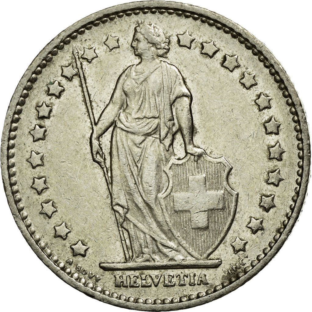 Coin, Switzerland, Franc, 1980, Bern, AU(55-58), Copper-nickel, KM:24a.1