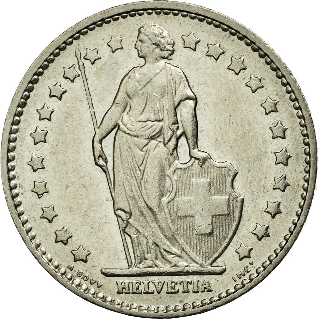 Coin, Switzerland, Franc, 1980, Bern, AU(55-58), Copper-nickel, KM:24a.1