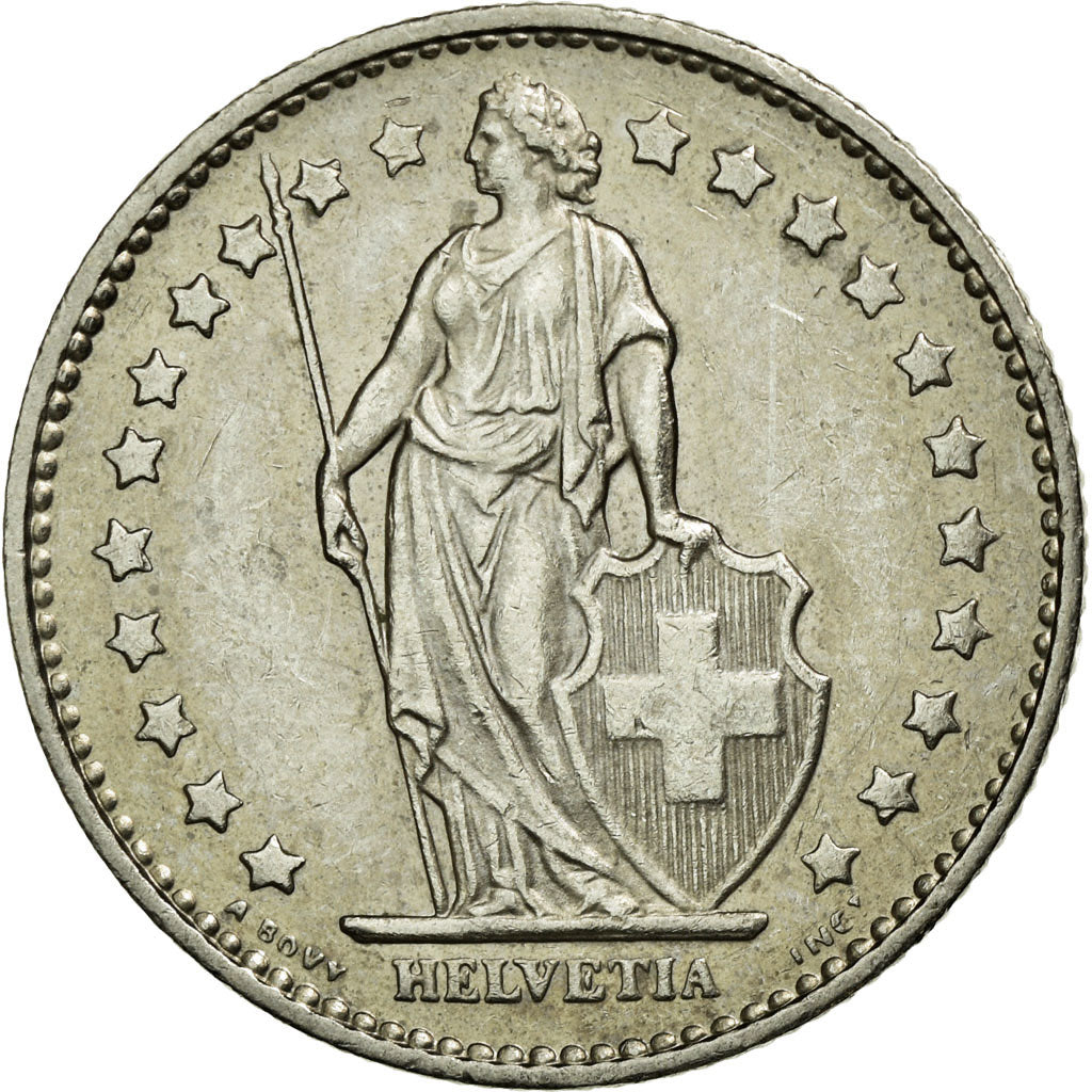 Coin, Switzerland, Franc, 1980, Bern, AU(55-58), Copper-nickel, KM:24a.1