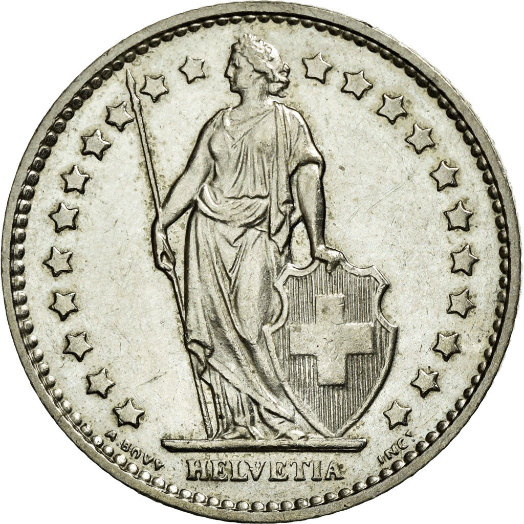 Coin, Switzerland, Franc, 1979, Bern, AU(55-58), Copper-nickel, KM:24a.1