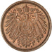 Coin, GERMANY - EMPIRE, Wilhelm II, Pfennig, 1912, Muldenhütten, EF(40-45)