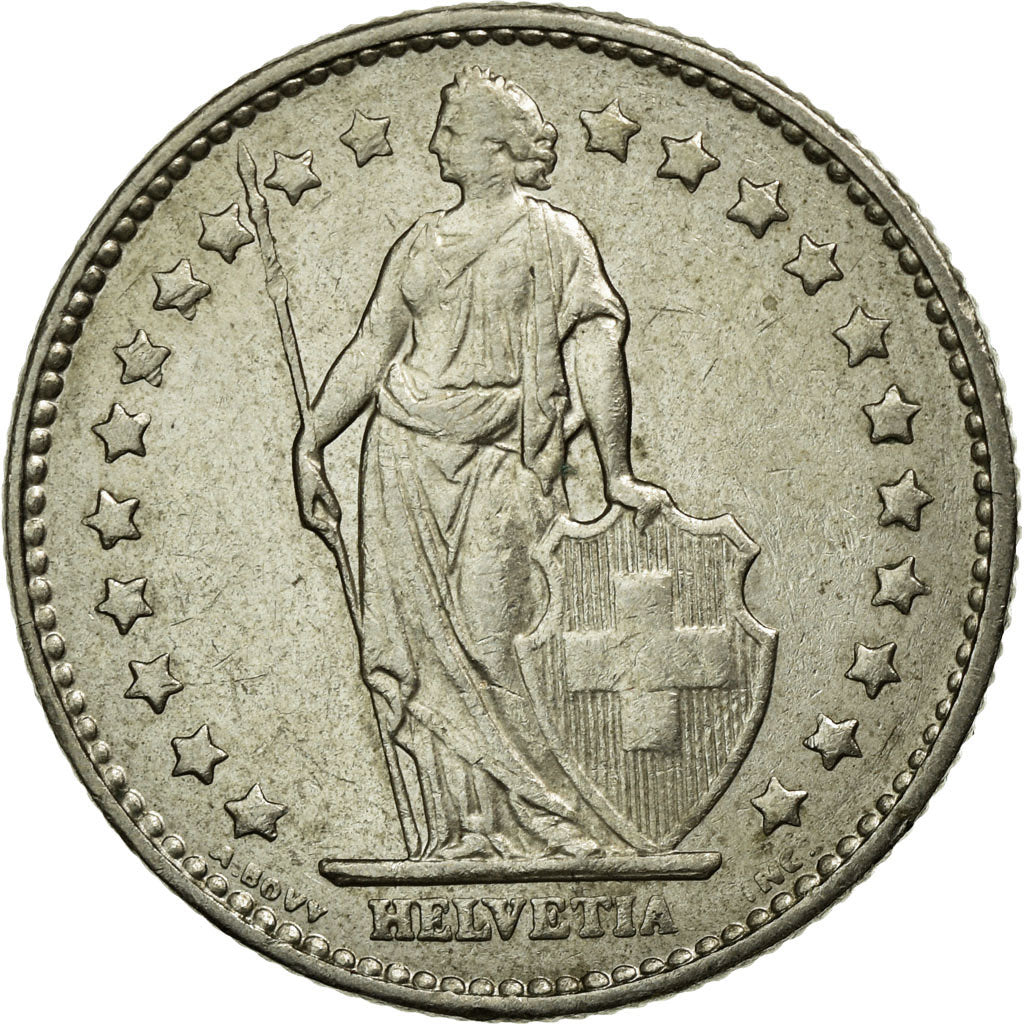 Moneta, Svizzera, Franc, 1977, Bern, SPL-, Rame-nichel, KM:24a.1