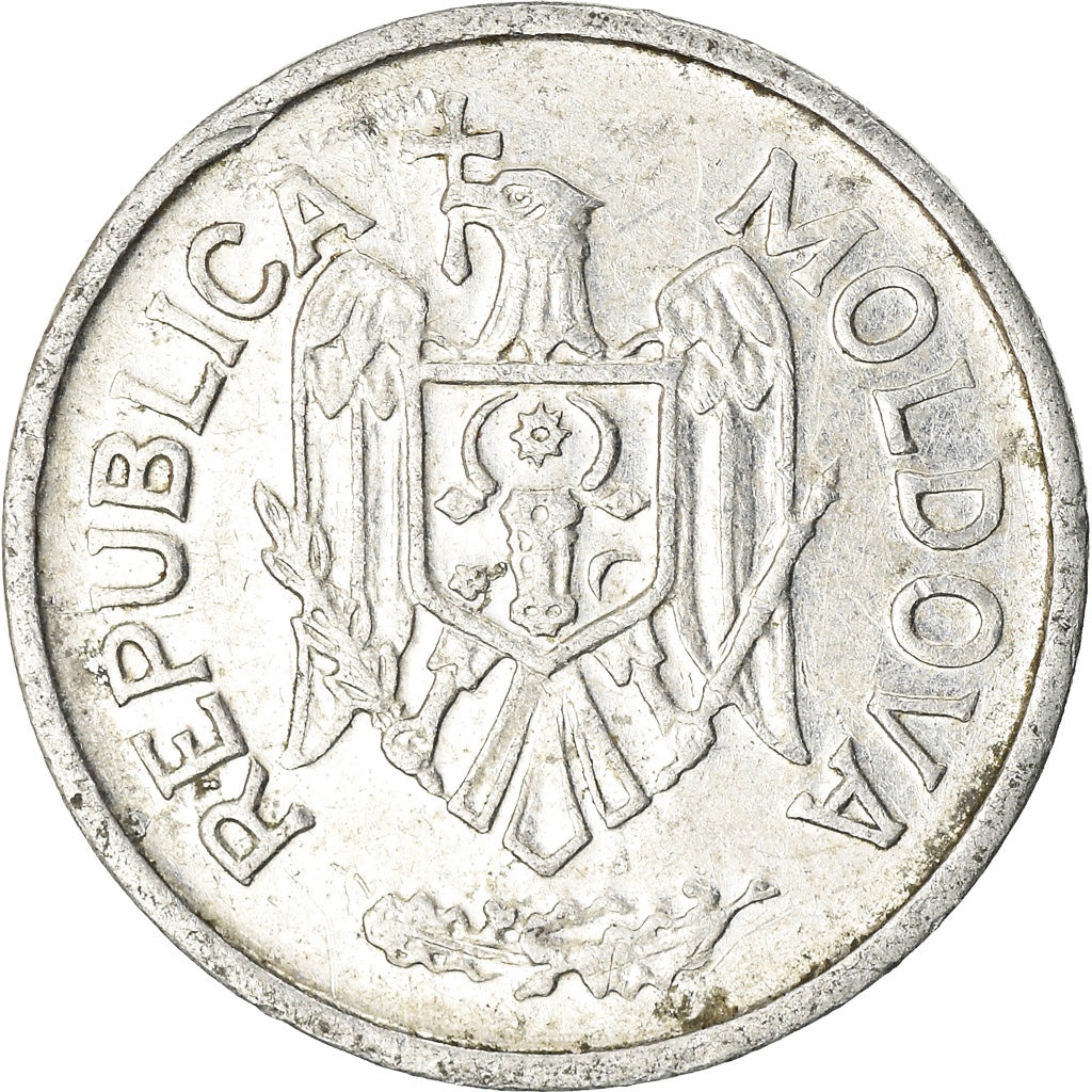 Coin, Moldova, 25 Bani, 1995, EF(40-45), Aluminum, KM:3