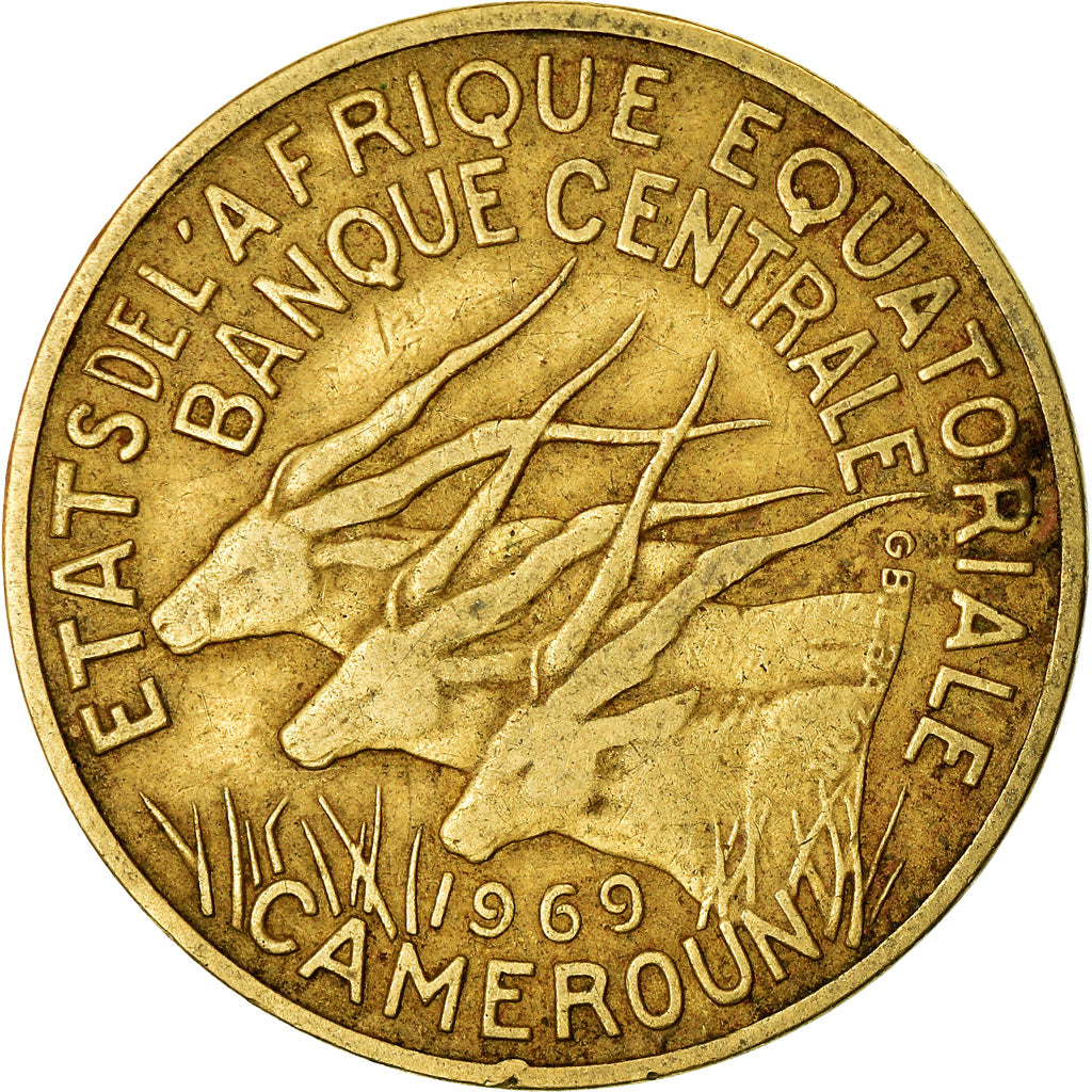 Monnaie, États de l'Afrique équatoriale, 10 Francs, 1969, Paris, TB+