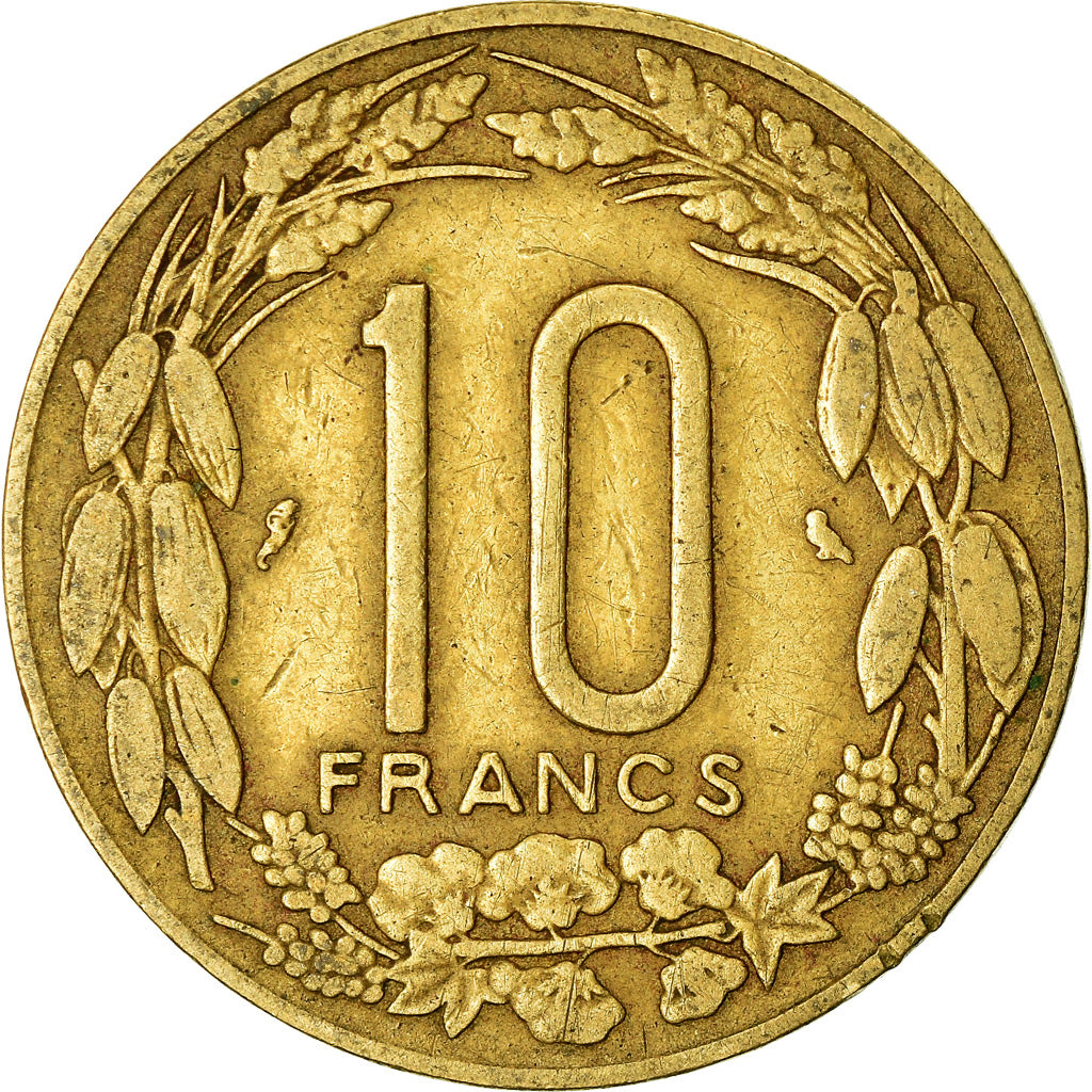 Monnaie, États de l'Afrique équatoriale, 10 Francs, 1969, Paris, TB+